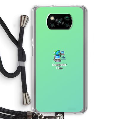 Win98: Xiaomi Poco X3 NFC Transparant Hoesje met koord