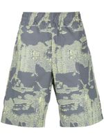 Diesel short à imprimé graphique - Gris