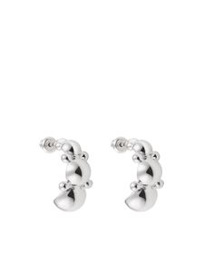 Christofle boucles d'oreilles Perles - Argent