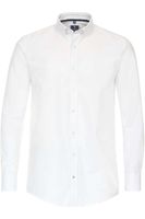Redmond Casual Regular Fit Overhemd wit, Faux-uni - thumbnail