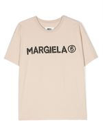 MM6 Maison Margiela Kids t-shirt en coton à logo imprimé - Tons neutres - thumbnail