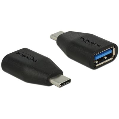 Delock USB 2.0 Adapter [1x USB 3.1 stekker A - 1x USB-C 3.1 bus] 65519