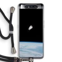 Alone in Space: Samsung Galaxy A80 Transparant Hoesje met koord