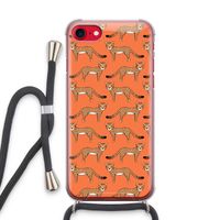 Cheetah: iPhone SE 2020 Transparant Hoesje met koord