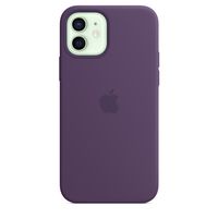 Apple iPhone 12 / 12 Pro Silicone Back Cover met MagSafe Amethist - thumbnail