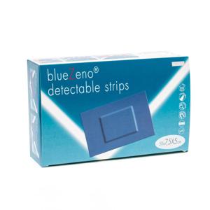 Bluezeno Detectable Strip Blue 7,5x5cm 50