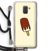 Frisco: Samsung Galaxy A8 (2018) Transparant Hoesje met koord
