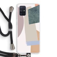 Lindo: Samsung Galaxy A71 Transparant Hoesje met koord