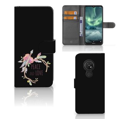 Nokia 7.2 | Nokia 6.2 Leuk Hoesje Boho Text Nokia 7.2 | Nokia 6.2 Leuk Hoesje Boho Text