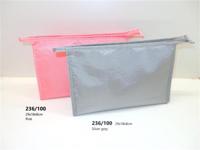 Toilettas roze of zilver 29x19x8cm