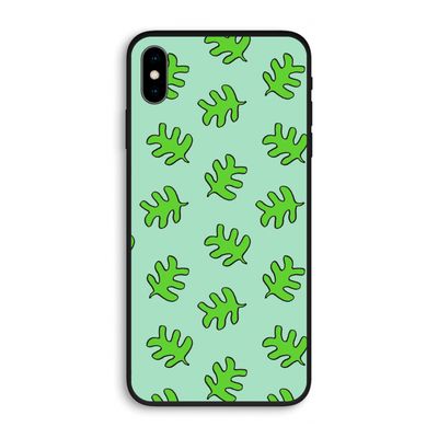 Groene blaadjes: iPhone XS Max Biologisch afbreekbaar hoesje