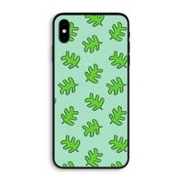 Groene blaadjes: iPhone XS Max Biologisch afbreekbaar hoesje