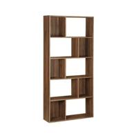 sweeek - Asymmetrische boekenkast met 5 planken en 10 vakken