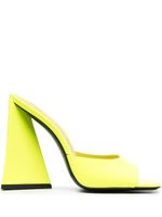 The Attico mules Devon 115 mm - Jaune