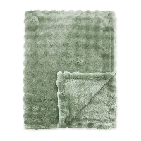 Bedsprei Ribbed Comfort -Olijfgroen - 150x200cm Van Byrklund Microvezel - Dekbed-Discounter.nl