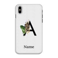 Charcoal Flora: iPhone X Tough Case
