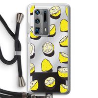 When Life Gives You Lemons...: Huawei P40 Pro Plus Transparant Hoesje met koord
