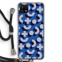 8-bit N°5: Samsung Galaxy A22 5G Transparant Hoesje met koord