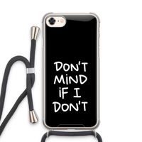 Don't Mind: iPhone 7 Transparant Hoesje met koord