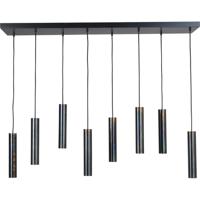 Masterlight Eetkamer hanglampRun 8 dappled oil pendels - 2381-05-66-130-25-8