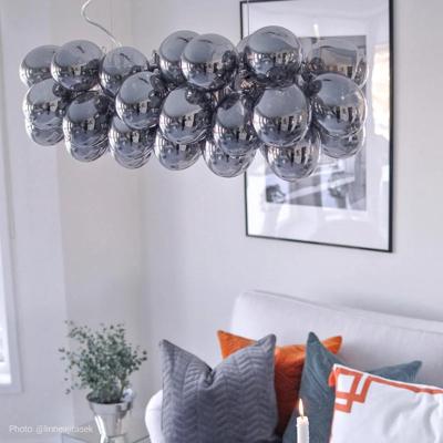 Eettafellamp By Rydens &apos;Gross bar&apos; G9 fitting woonkamer hanglamp glas 800mm