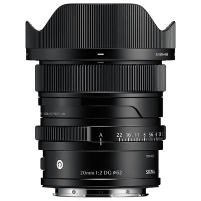 SIGMA 20mm f/2 DG Contemporary Sony E-mount - Zwart