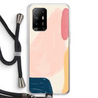 Saturday Flow: Oppo A94 5G Transparant Hoesje met koord