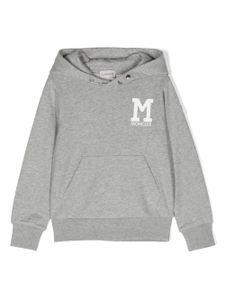 Moncler Enfant hoodie en coton à logo imprimé - Gris