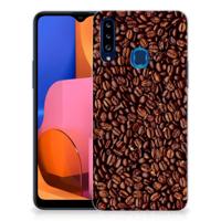 Samsung Galaxy A20s | Siliconen Case | Koffiebonen