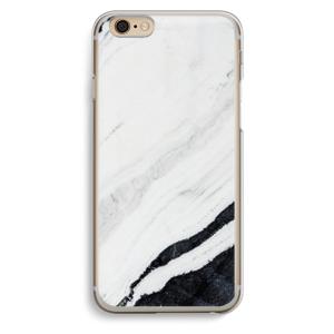 Elegante marmer: iPhone 6 / 6S Transparant Hoesje