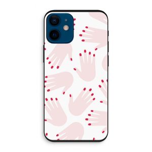 Hands pink: iPhone 12 mini Biologisch afbreekbaar hoesje
