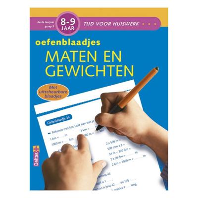Deltas Oefenblaadjes maten en gewichten