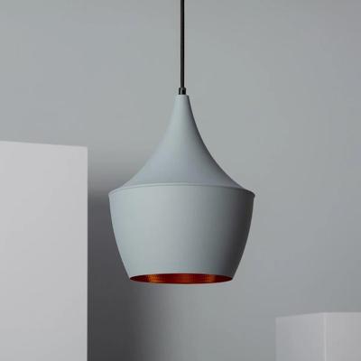 Hanglamp retro zwart goud design &apos;Atkin&apos; 2 E27 fitting 4 kleuren 20cm