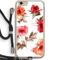 Roosjes: iPhone 6 PLUS / 6S PLUS Transparant Hoesje met koord
