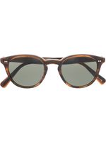 Oliver Peoples lunettes de soleil à monture effet écaille de tortue - Marron