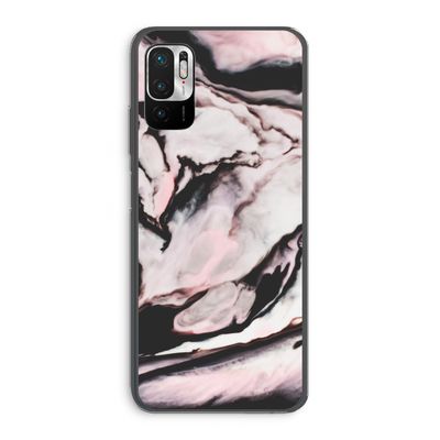 Roze stroom: Xiaomi Redmi Note 10 5G Transparant Hoesje