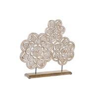 Decoratieve figuren DKD Home Decor 50 x 9 x 45 cm Wit