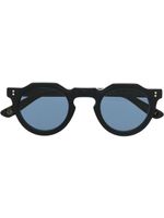 Lesca lunettes de soleil à monture ronde - Noir