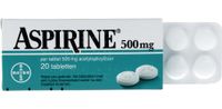 Aspirine 500mg Tabletten Aspirine 500mg Tabletten