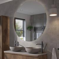 Ben Moon ronde spiegel met LED verlichting en anti-condens Ø120cm