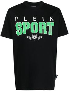 Plein Sport t-shirt à logo imprimé - Noir