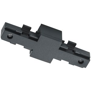 Spanningsrail Isolator - Trion Dual - Rechte Connector - 2 Fase - Mat Zwart