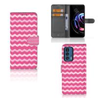 Motorola Edge 20 Pro | Telefoon Hoesje | Waves Pink