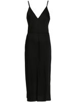 Calvin Klein robe à plastron plissé - Noir