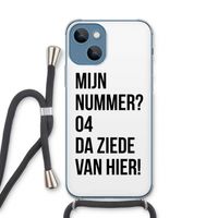 Da ziede van hier: iPhone 13 Transparant Hoesje met koord