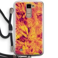 Eternal Fire: LG K10 (2016) Transparant Hoesje met koord