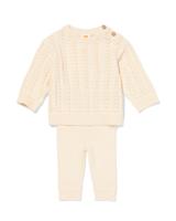 HEMA Newborn kledingset ajour ecru (ecru)