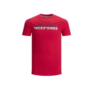 JACK & JONES T-shirt met logo rood