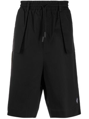 Marcelo Burlon County of Milan bermuda à détail de poche - Noir