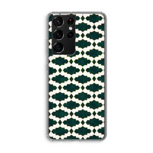 Moroccan tiles: Samsung Galaxy S21 Ultra Transparant Hoesje